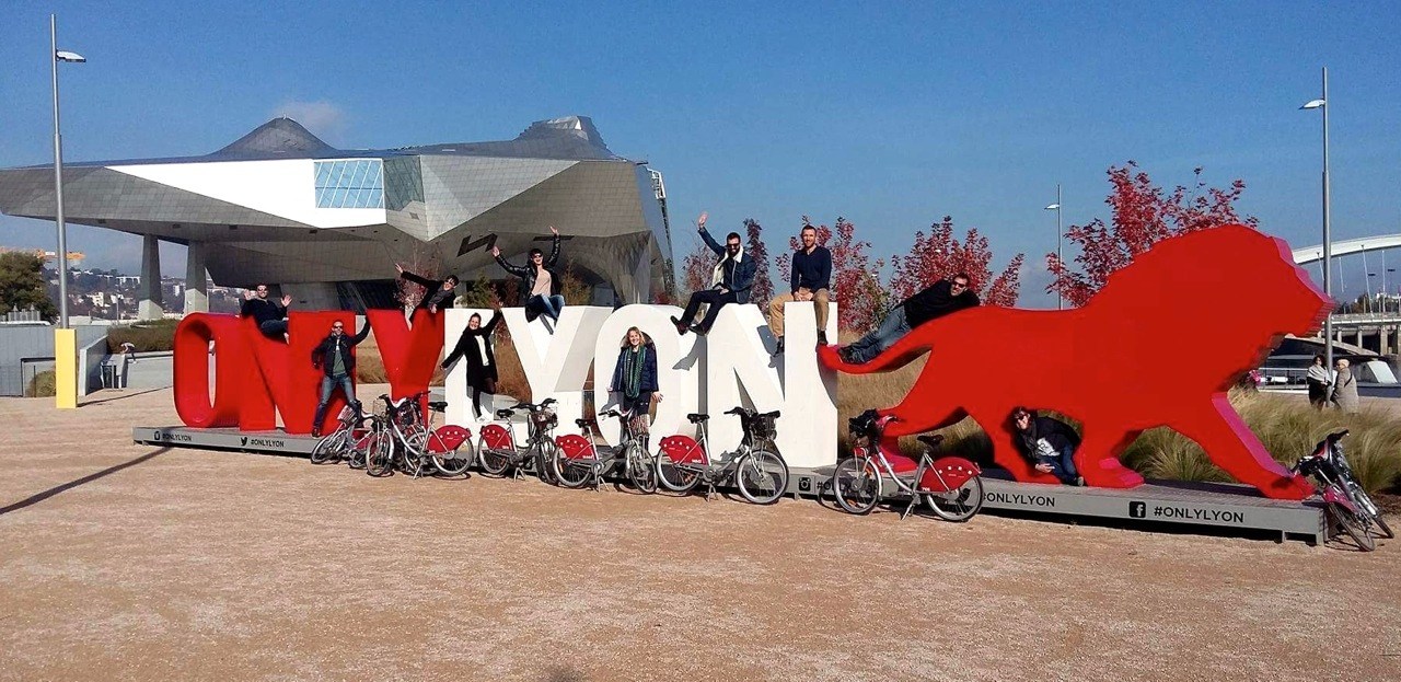 photo de vélos en libre service dans Lyon et Villeurbanne